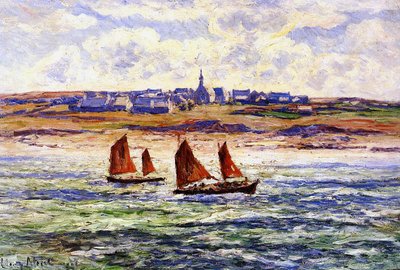 Paulgoazec, Bretaña, 1906 de Henry Moret